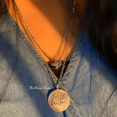 Just Breathe & Have Faith Necklace