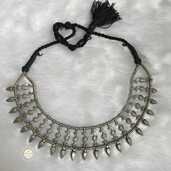 Vintage Thread Spike Necklace