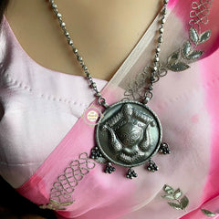 Hand Engraved Durga Necklace