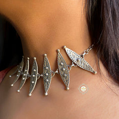 Tribal Herd Of Kayak Choker Necklace