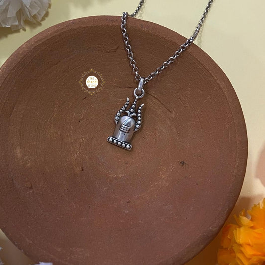 Sterling Silver Shiva Necklace (Unisex)