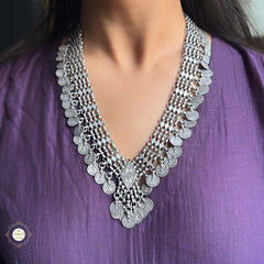 925 Sterling Silver Tribal Necklace