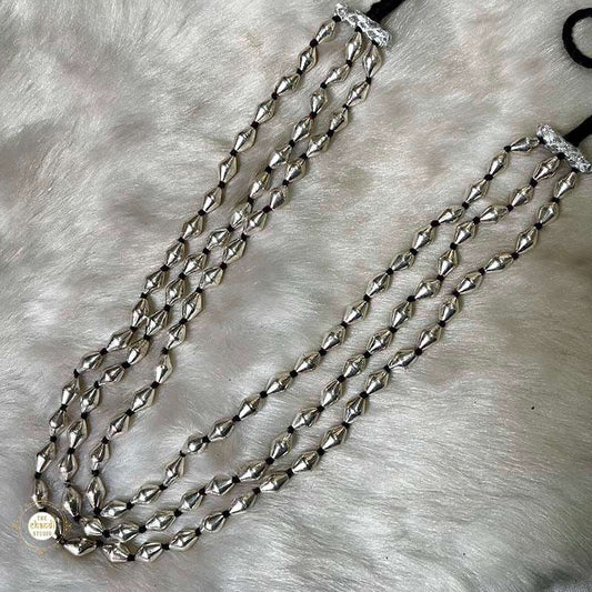 Buy Dholki Bead Thread Necklace