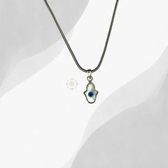 Hamsa Evil Eye Pendant