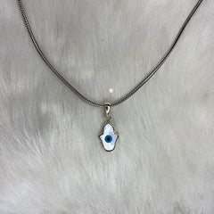 Hamsa Evil Eye Pendant