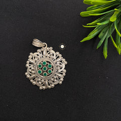 Blooming Floral Stone Pendant