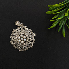 Blooming Floral Stone Pendant