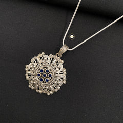 Blooming Floral Stone Pendant