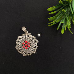 Blooming Floral Stone Pendant