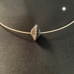 Silver Sunburst Bead