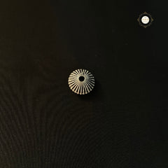 Silver Sunburst Bead