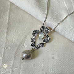 Nazaakat Stone Ball Drop Pendant