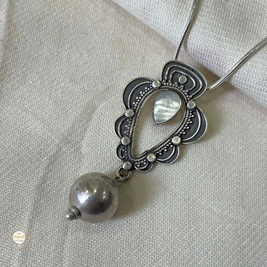 Nazaakat Stone Ball Drop Pendant