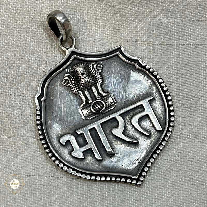 Shop Silver Bharat Pendant Online