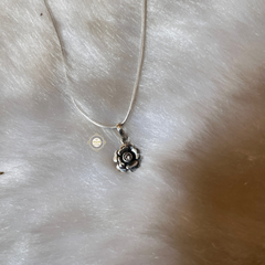 Sterling Silver Flower Pendant