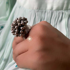 Ball Bunch Umbrella Statement Ring