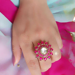 Shahi Kundan Ring