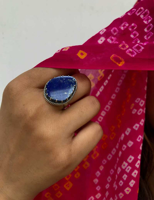 Lapis Lazuli Tilak Ring