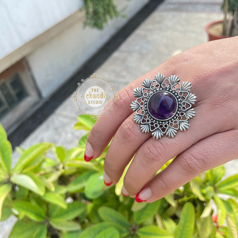 Gulbahar Amethyst Ring