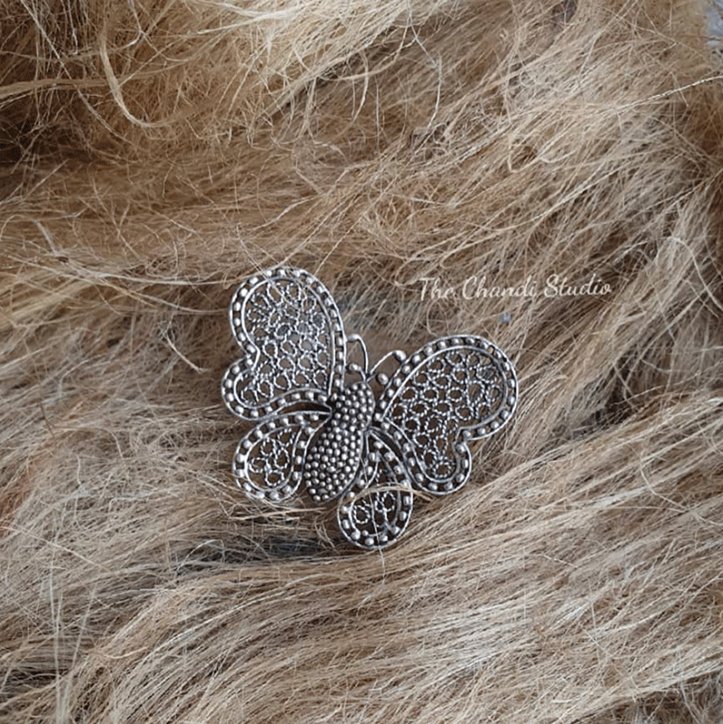 Sterling Silver Whimsical Butterfly Ring