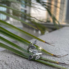 Memories Wrapped Leaf Ring