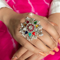 Muhurat Maharani Navratna Ring