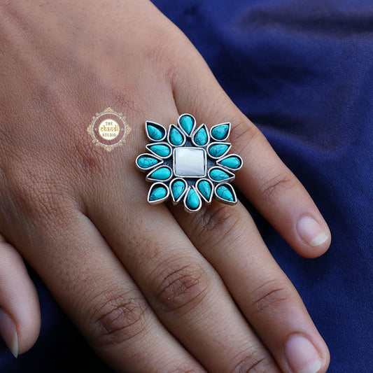 Summertime Turquoise Ring