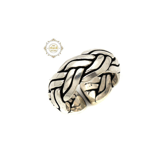 Unisex Braid Band Ring