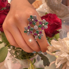 'Bunch Of Flower' Ring