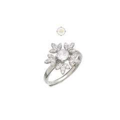 Sparkling Treasure Snow Flake Ring