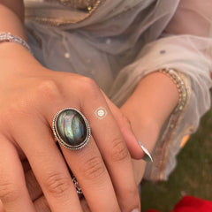 Oval Stone Ring