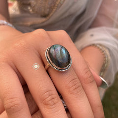 Oval Stone Ring