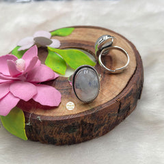 Oval Stone Ring