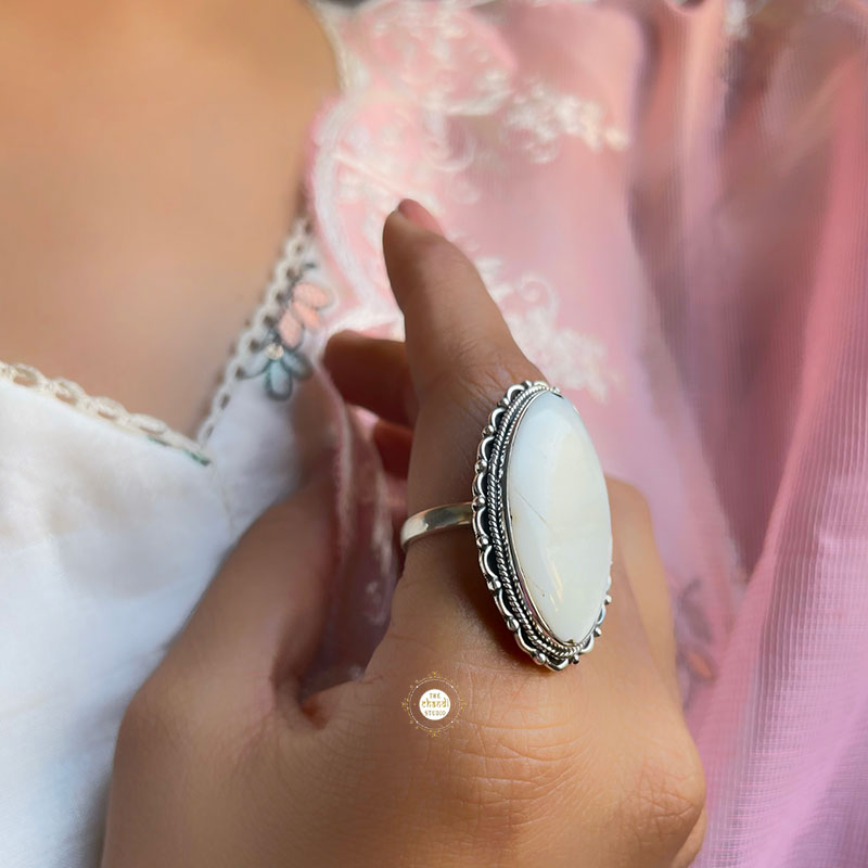 Rustic Romance Fairytale Pearl Ring