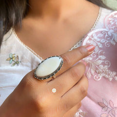 Rustic Romance Fairytale Pearl Ring