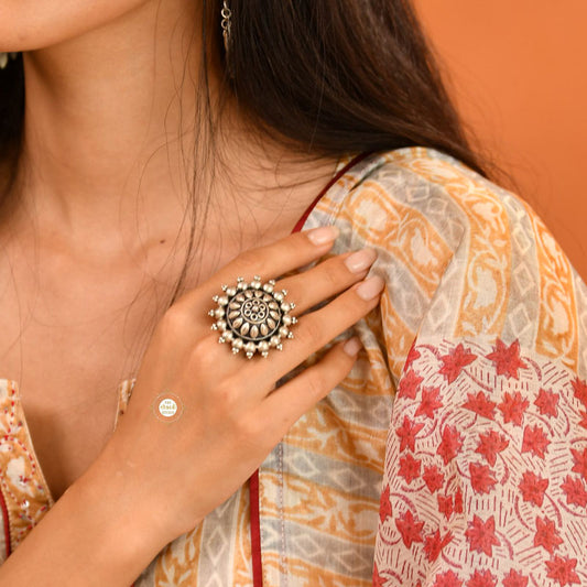Statement Gumbad Ring