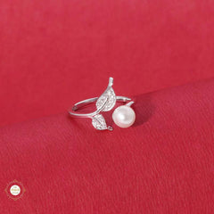 Sterling Silver Sparkling Pearl Radiance Ring