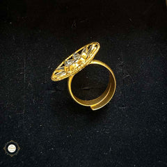 Sterling Silver Floral Glow Ring