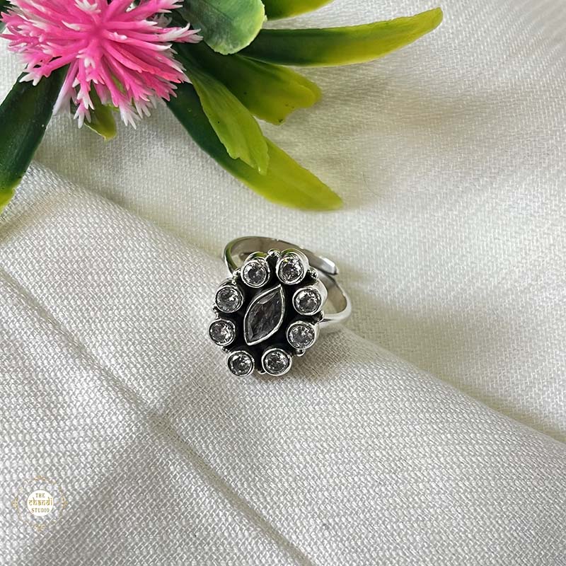 Buy Blossom Ring-Zircon