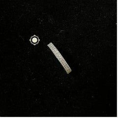 Sparkling Silver Classic Ring