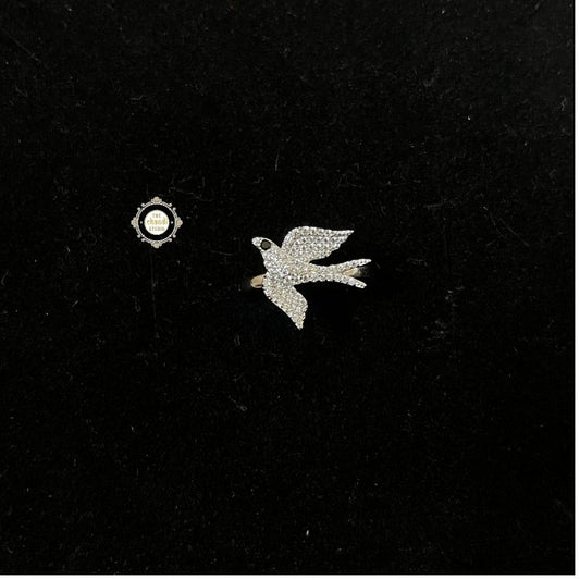 Sparkling Silver Sparrow Ring
