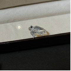 Sparkling Silver Sparrow Ring