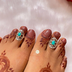 Sterling Silver Mandala Toe Ring