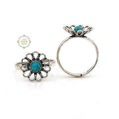 Blooming Flower Toe Ring