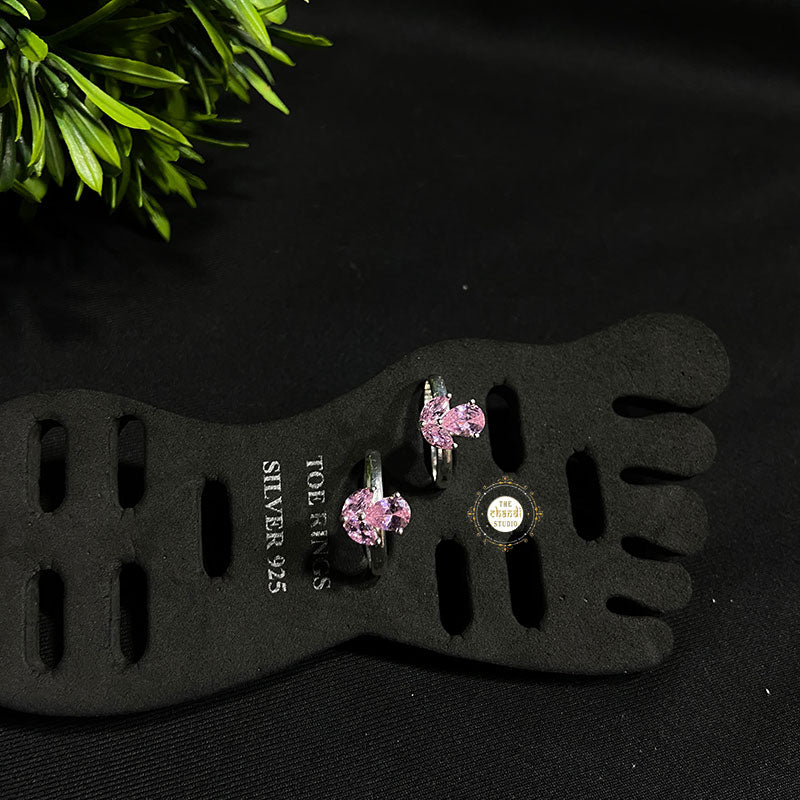 Swarovski Blooming Flower Toe Ring