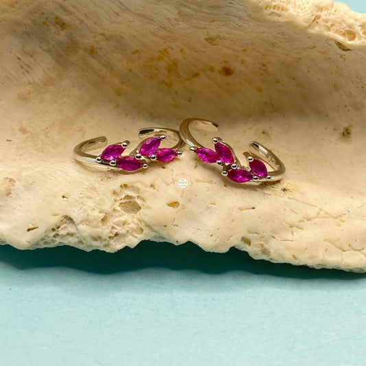 Sparkling Silver Shiny Stride Toe Ring