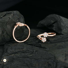 Sparkling Silver Butterfly Toe Ring