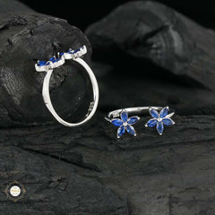 Sparkling Silver Shine Toe Ring