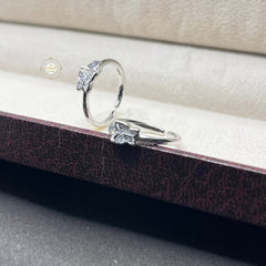 Sterling Silver Sparkling Butterfly Toe Ring