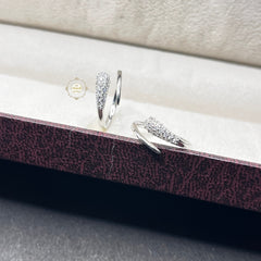 Sterling Silver Sparkling Bloom Shine Toe Ring
